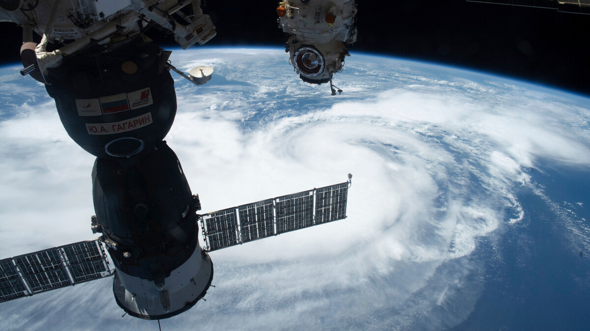 Una imagen de 'Ida' tomada desde la Estación Espacial Internacional.