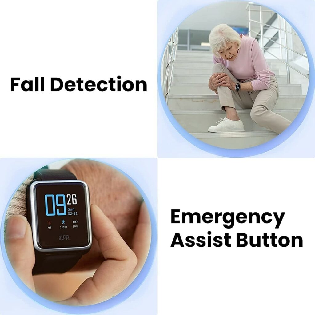 Cómo funciona un reloj detector de caídas para personas mayores