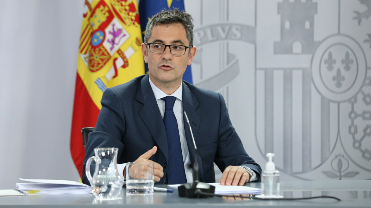 Bolaños rechaza estudiar la reforma que pide el PP para el CGPJ: "No tiene cabida"
