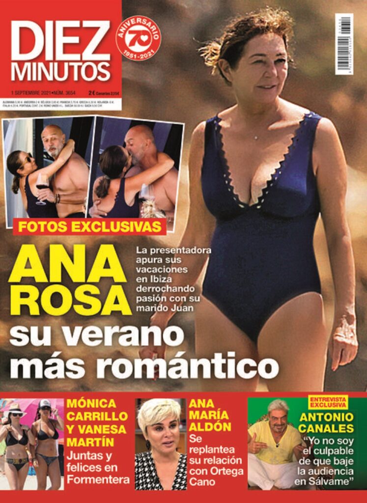 Ana Rosa Quintana, muy apasionada con su marido Juan Muñoz