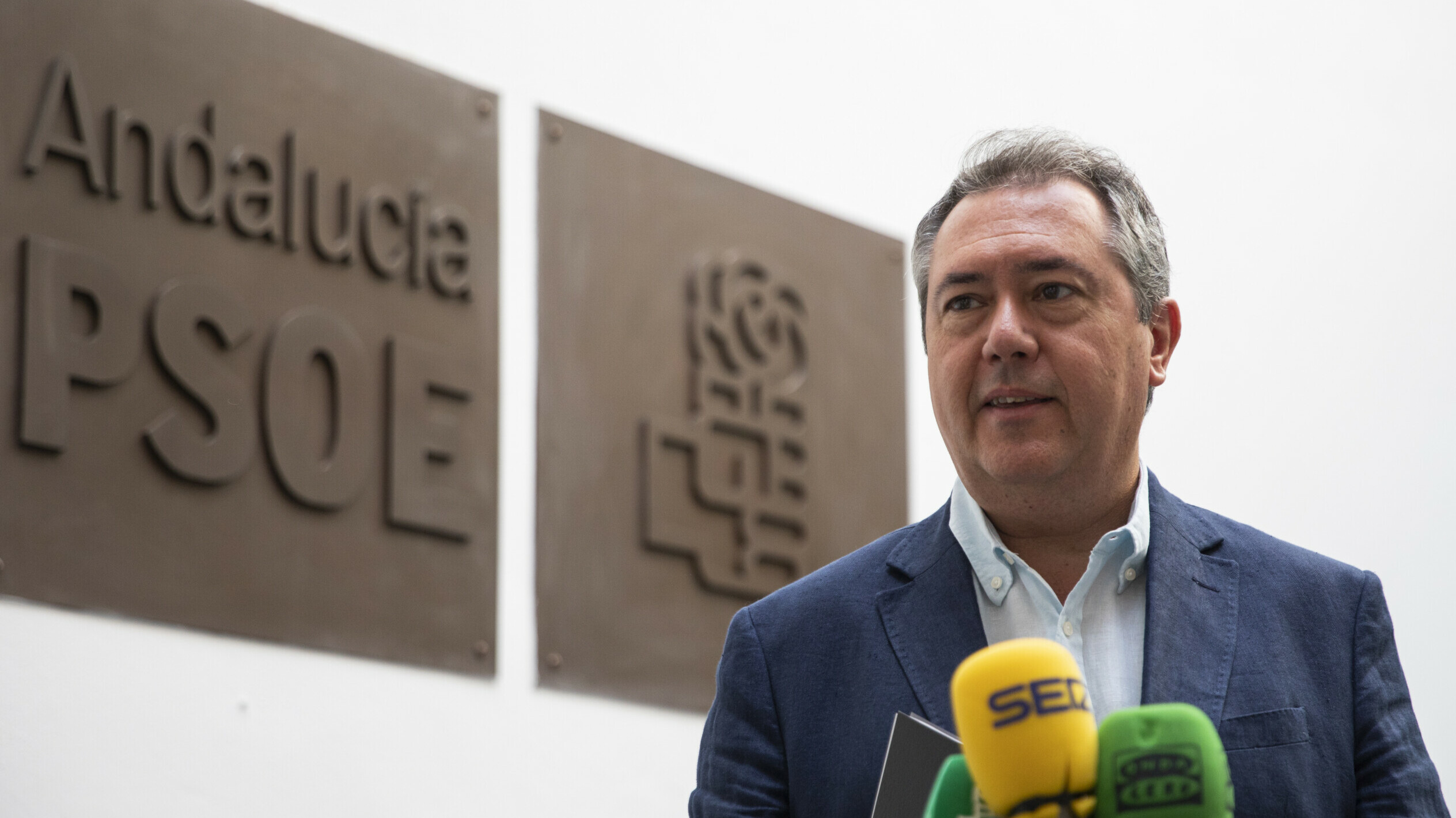 El secretario general del PSOE de Andalucía y candidato a la Presidencia de la Junta, Juan Espadas.