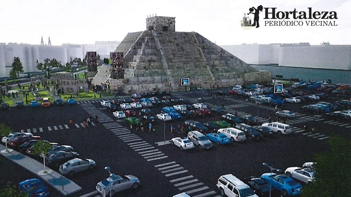 Un teatro en una pirámide azteca, el plan de Nacho Cano para el solar en Hortaleza