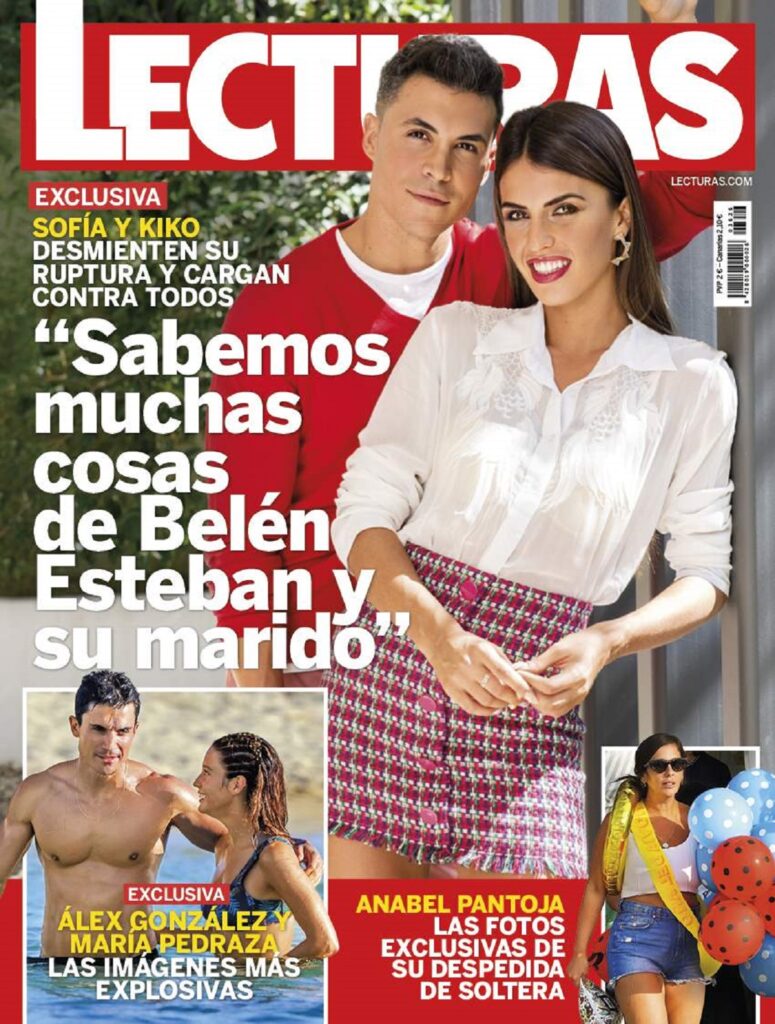 Sofía Suescun y Kiko Jiménez protagonizan una portada criticando a Belén Esteban