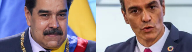 Nicolás Maduro y Pedro Sánchez