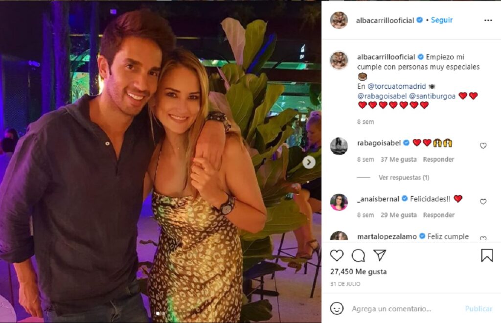 Alba Carrillo y Santi Burgoa han roto tras dos años de relación