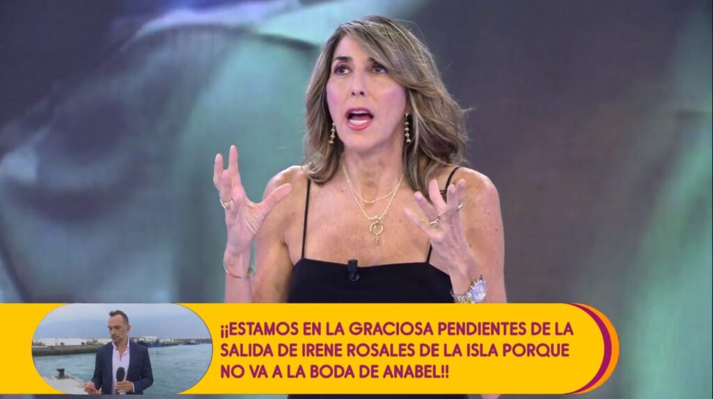 Paz Padilla critica que Anabel Pantoja vaya a celebrar su boda