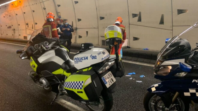 Muere Un Motorista En Un Accidente En El Túnel De La M-30