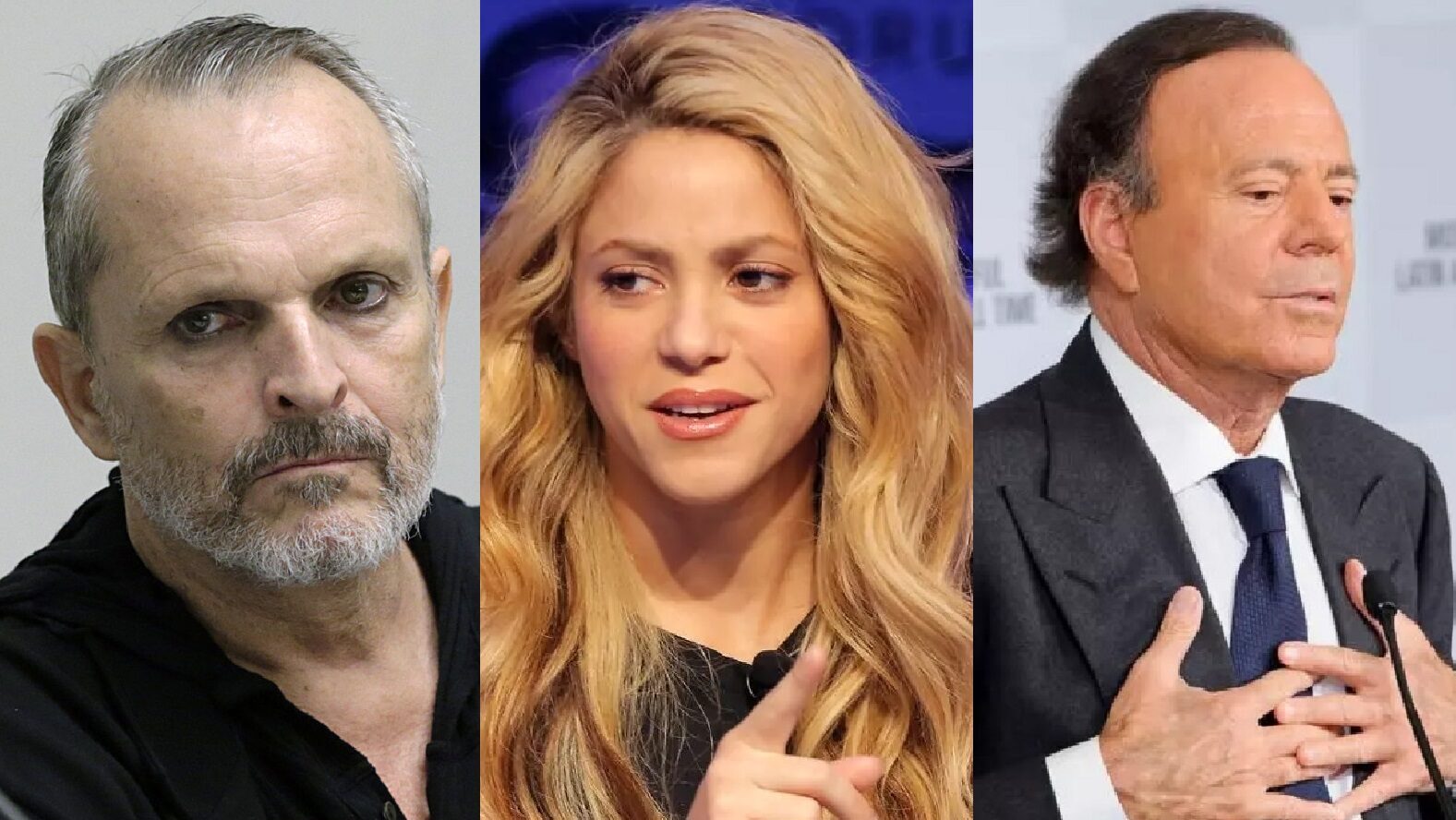 Miguel Bosé, Julio Iglesias y Shakira aparecen en 'Pandora Papers'