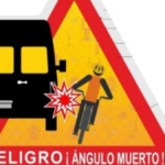 La DGT crea una señal de ángulos muertos en furgonetas, autobuses y camiones