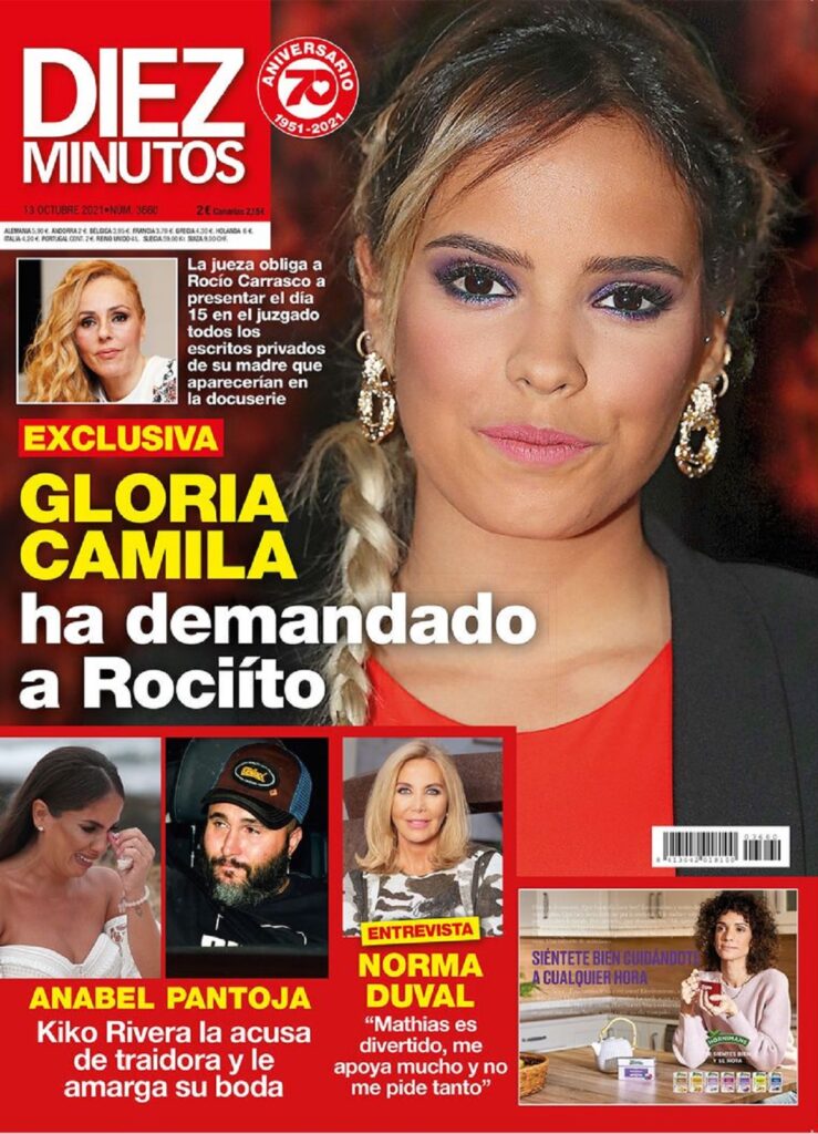 Gloria Camila demanda a su hermana Rocío Carrasco