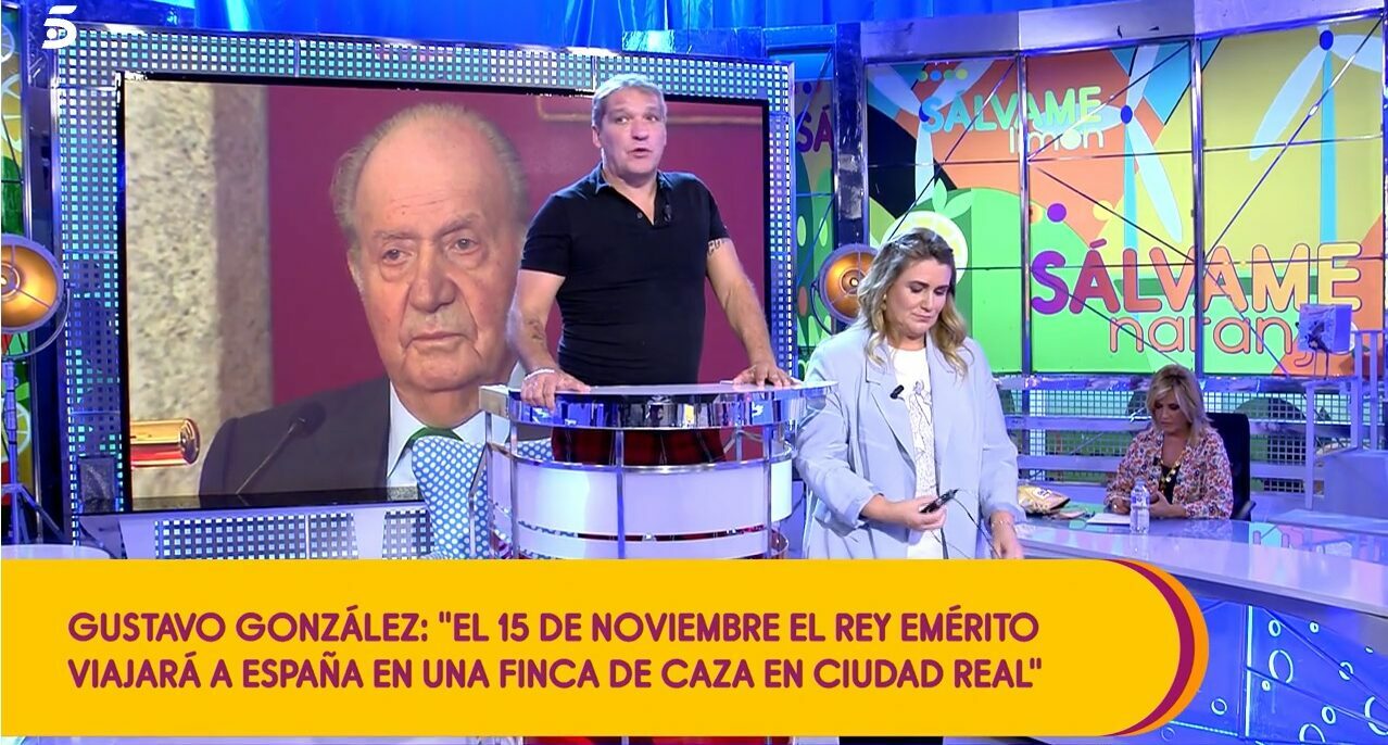 Gustavo González asegura que el rey Juan Carlos vendrá a España el 15 de noviembre