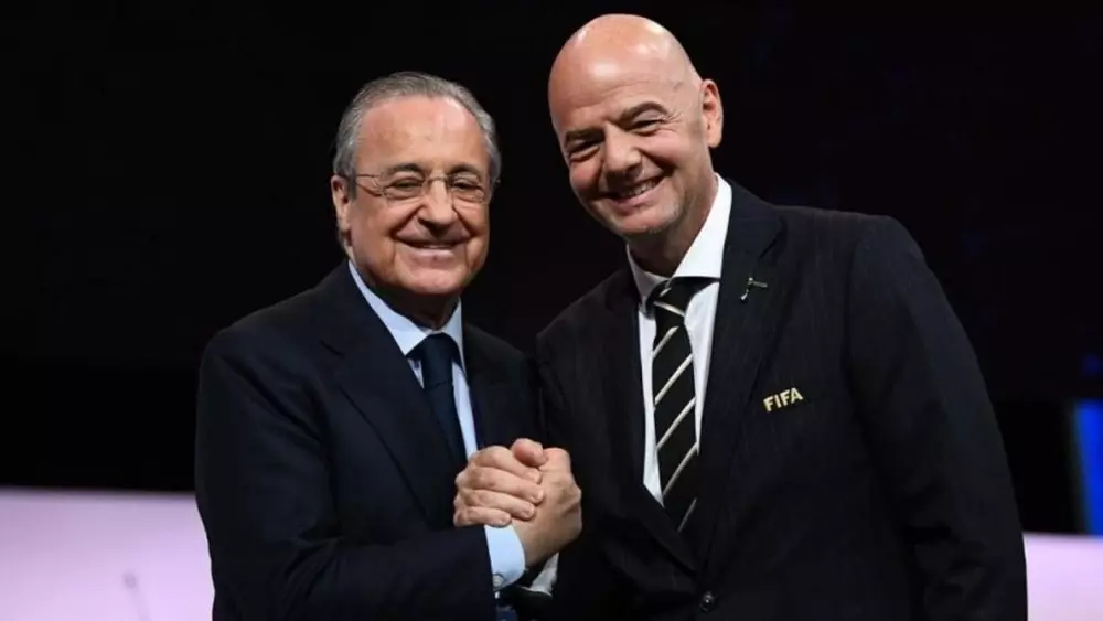 El presidente de la Superliga y el de la FIFA