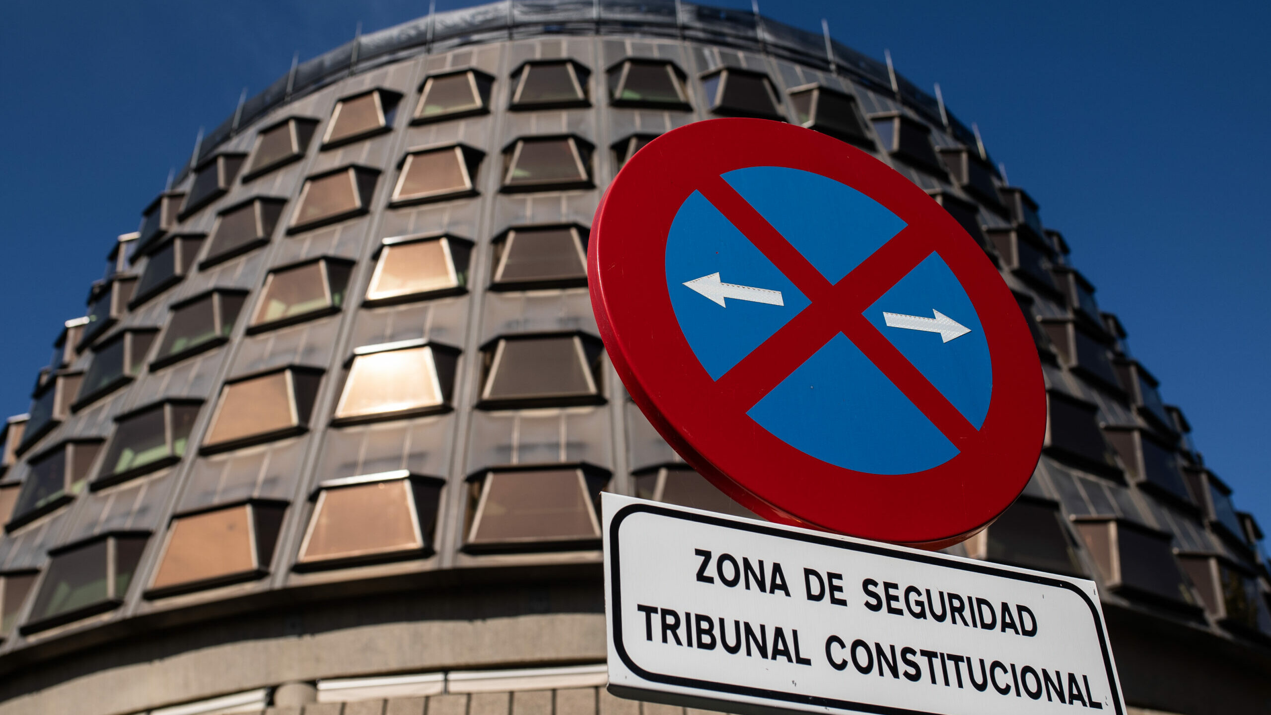 Fachada del Tribunal Constitucional, en Madrid.