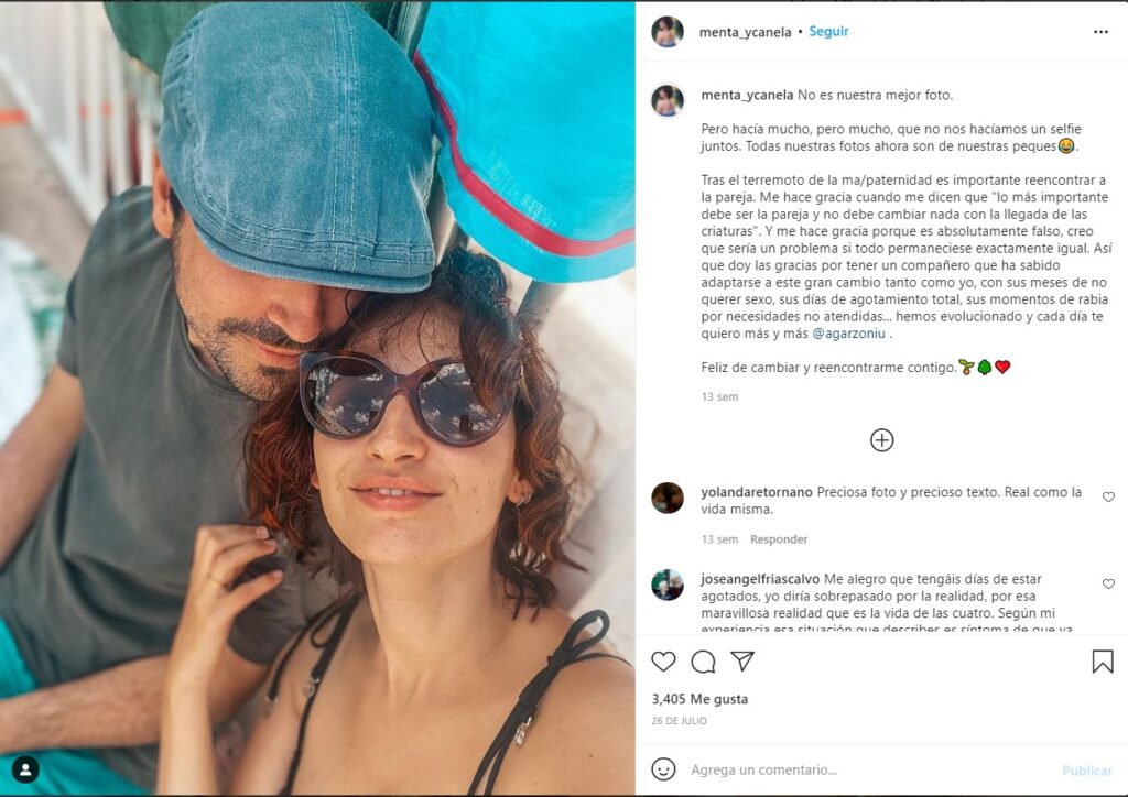 Anna Ruiz está muy enamorada de su marido, Alberto Garzón