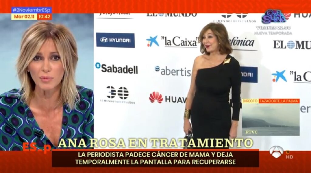 Susanna Griso interrumpe el programa tras conocer que Ana Rosa Quintana tiene cáncer de mama