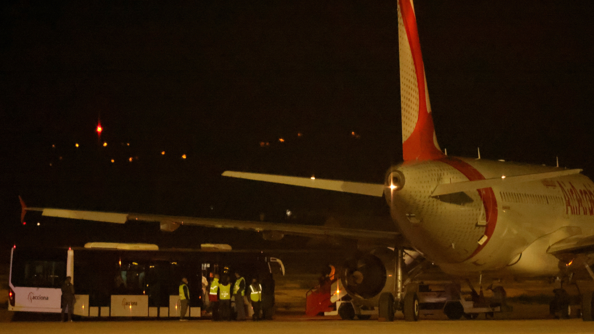 Avión que aterrizó en Palma de Mallorca tras una falsa emergencia sanitaria