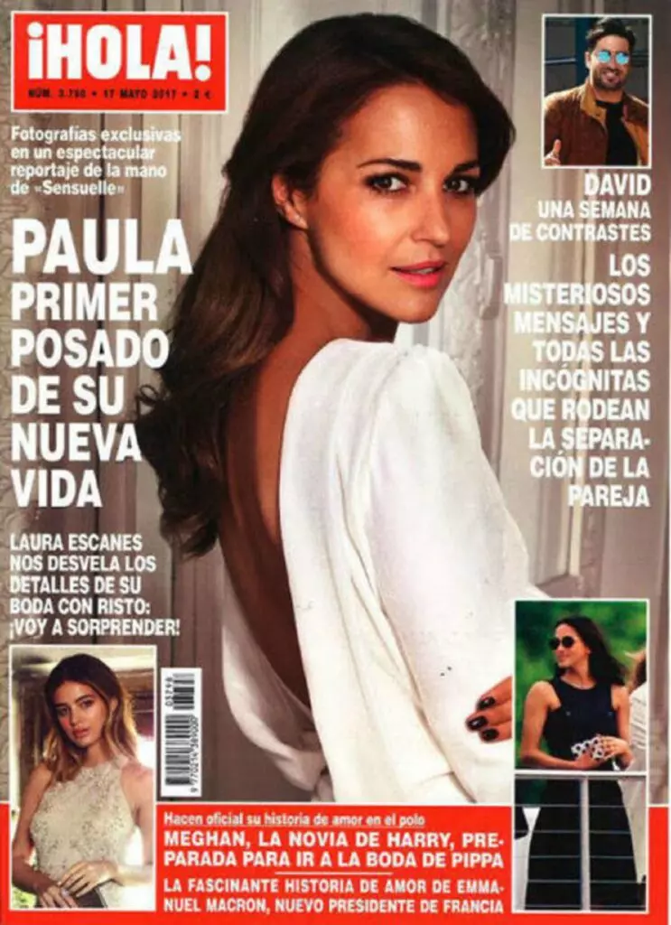 Paula Echevarría ya se enfadó en 2017 con la revista por esta portada