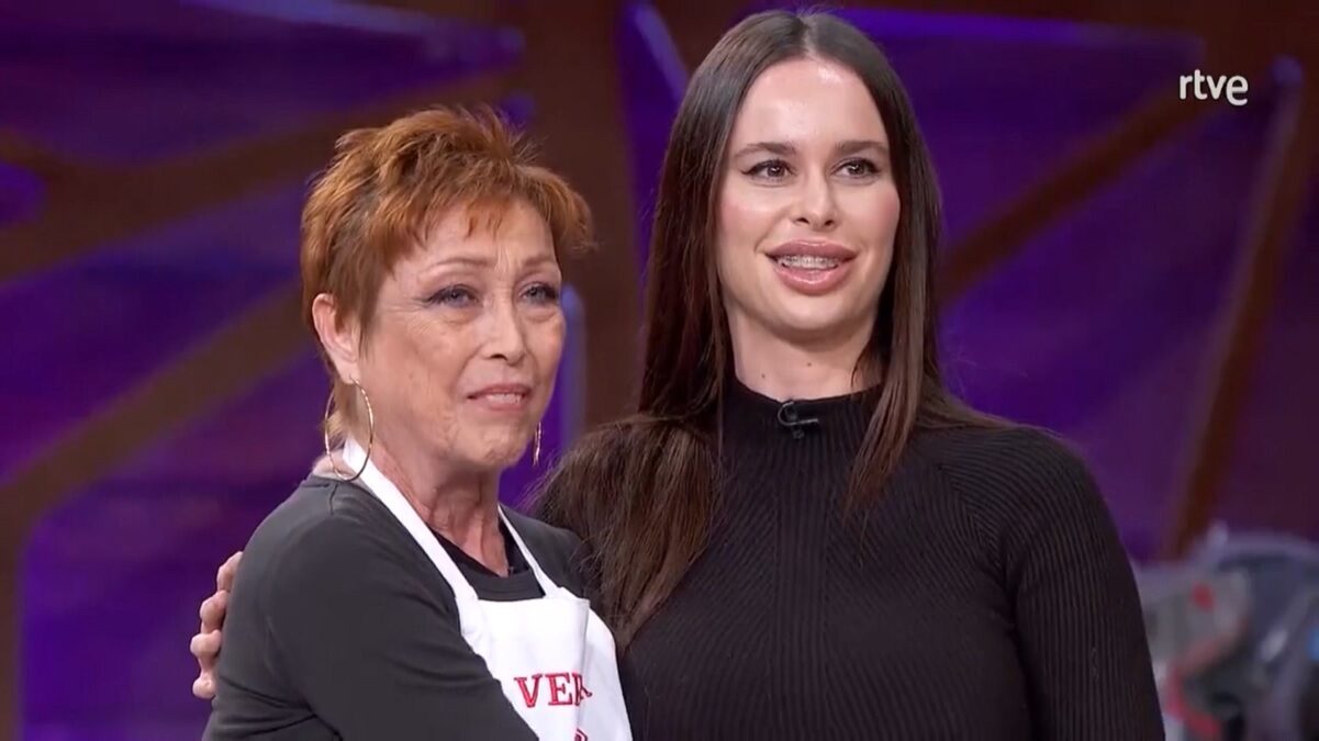 Verónica Forqué y su hija María, en 'Masterchef Celebrity'