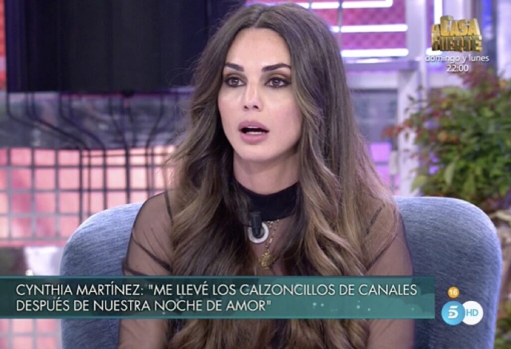 Cynthia Martínez contó que tuvo una relación con Canales Rivera