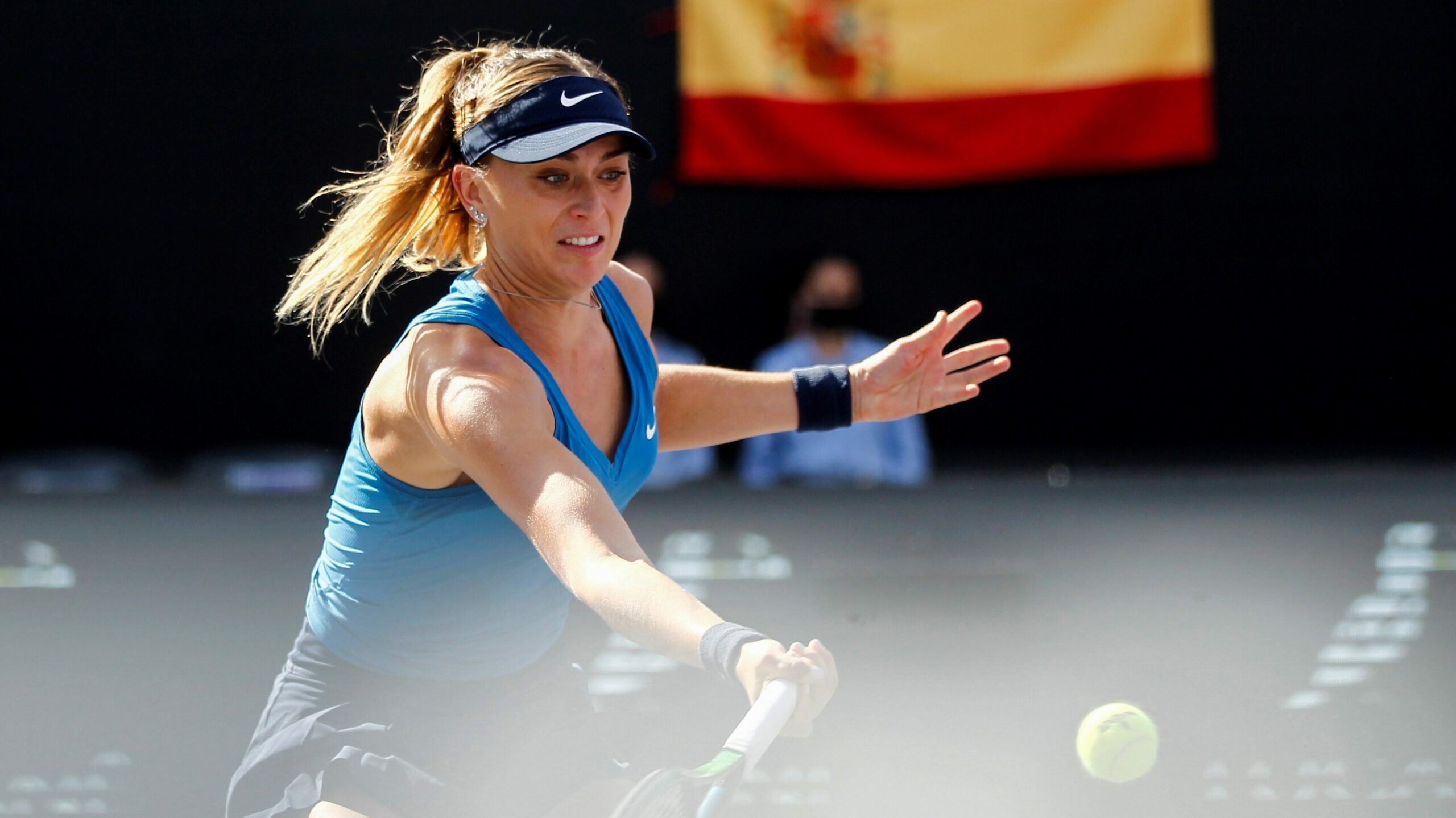 La tenista española Paula Badosa en la WTA Finals. Francisco Guasco (EFE).