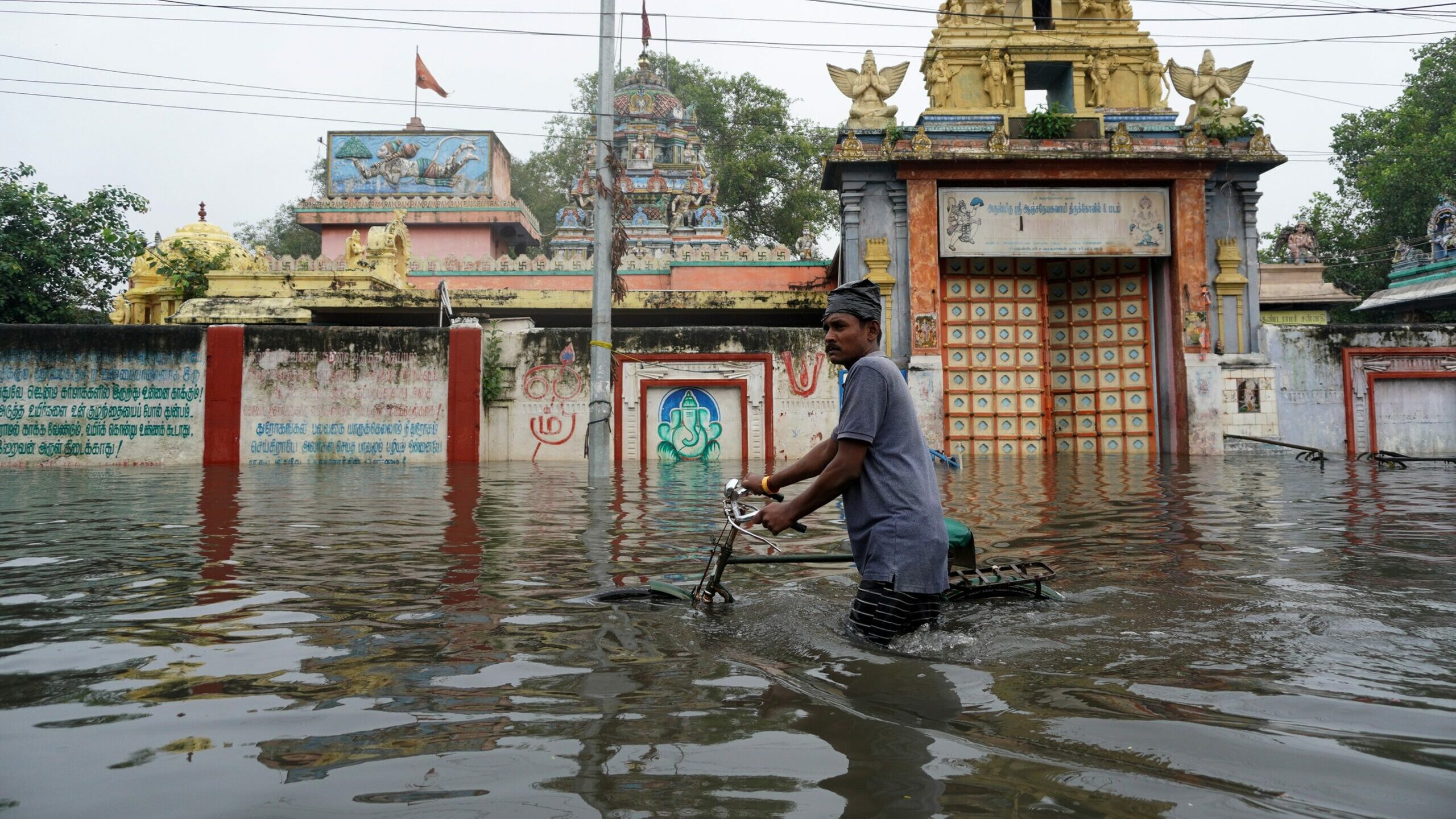 Al menos 60 muertos por las fuertes lluvias caídas en el sur de India