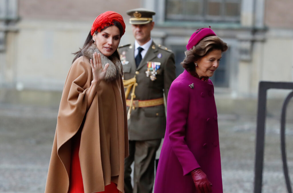 La reina Letizia con Silvia de Suecia