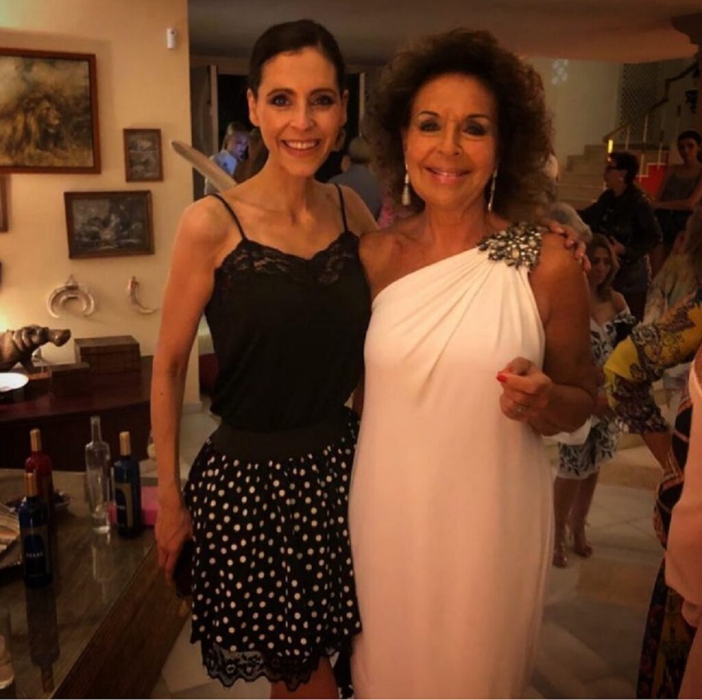 Yolanda Font, con su madre Cuqui Font