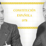 El presidente Adolfo Súarez con el destacado político de la Transición Licinio de La Fuente