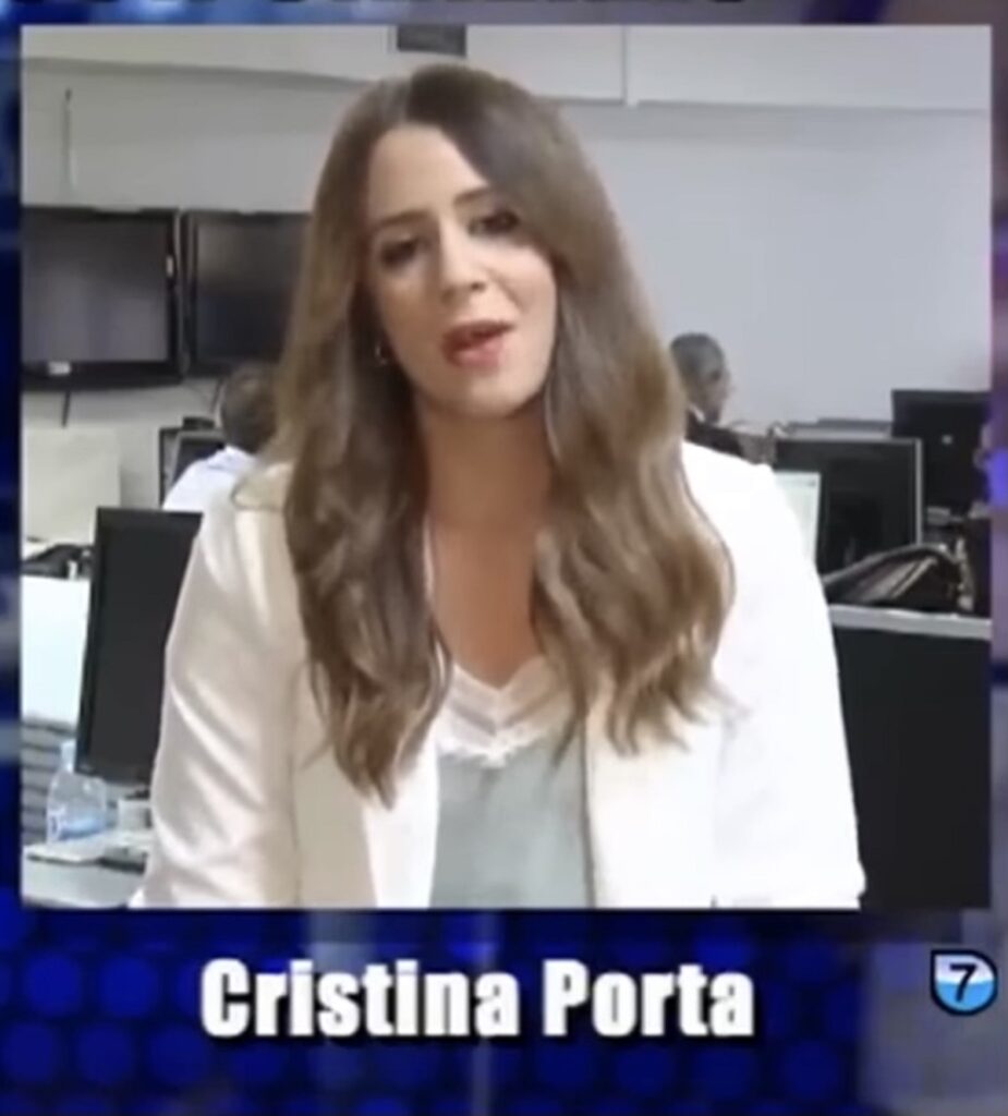 Cristina Porta, antes.