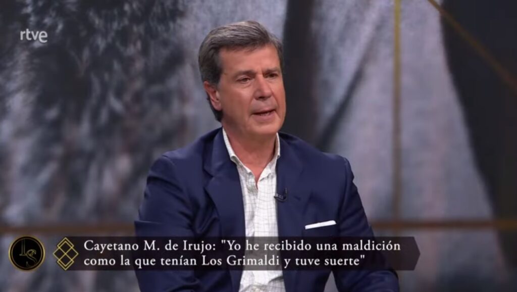 Cayetano Martínez de Irujo cuenta que recibió una maldición como Los Grimaldi