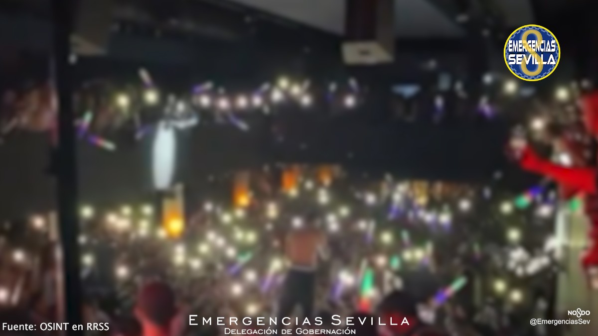 Desalojan a 2.000 menores de una fiesta en una discoteca de Sevilla