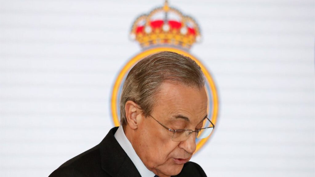 Florentino Pérez, presidente del Real Madrid.