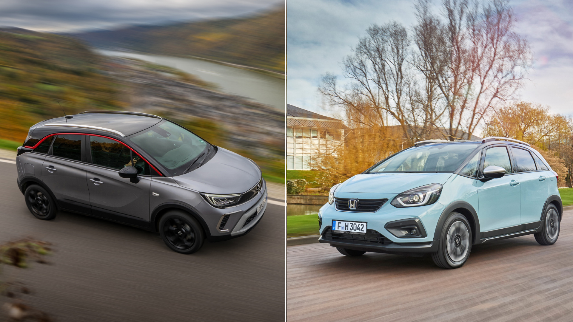 Dos opciones SUV muy distintas para la ciudad: Honda Jazz y Opel Crossland