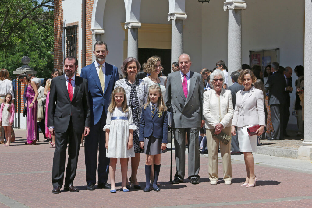 El día de la Primera Comunión de la princesa Leonor en 2015