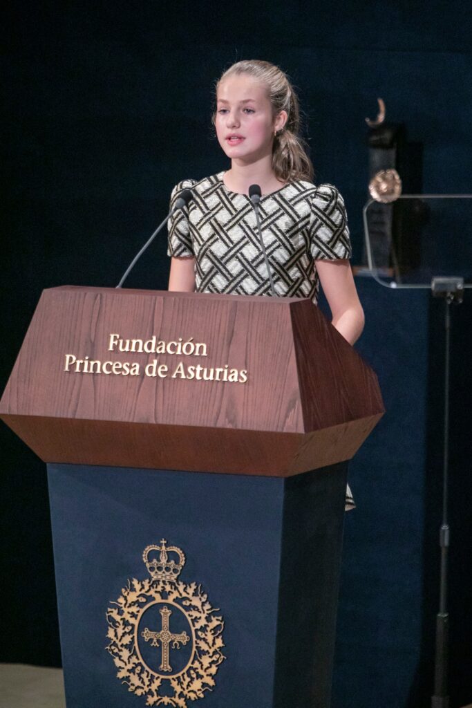 La princesa Leonor, en los Premios Princesa de Asturias 2021