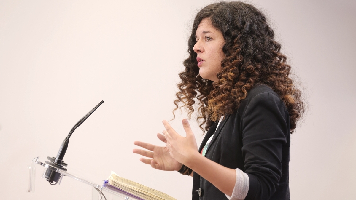 La portavoz adjunta de Unidas Podemos en el Congreso, Sofía Fernández Castañón, en una imagen de archivo.