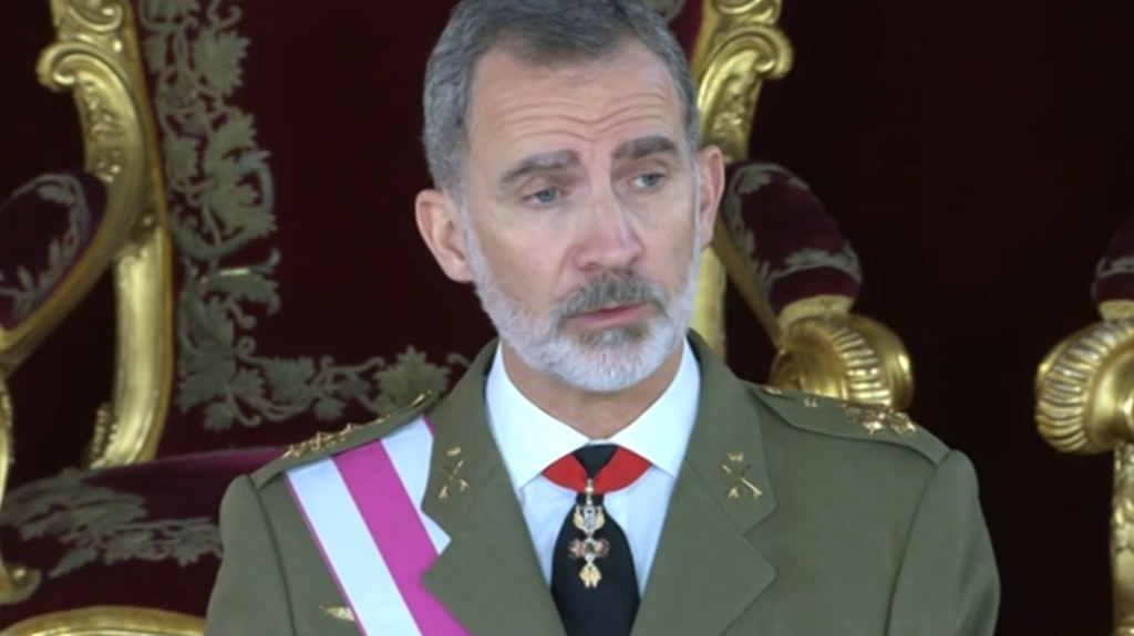 El rey Felipe VI, en la Pascua Militar de 2022