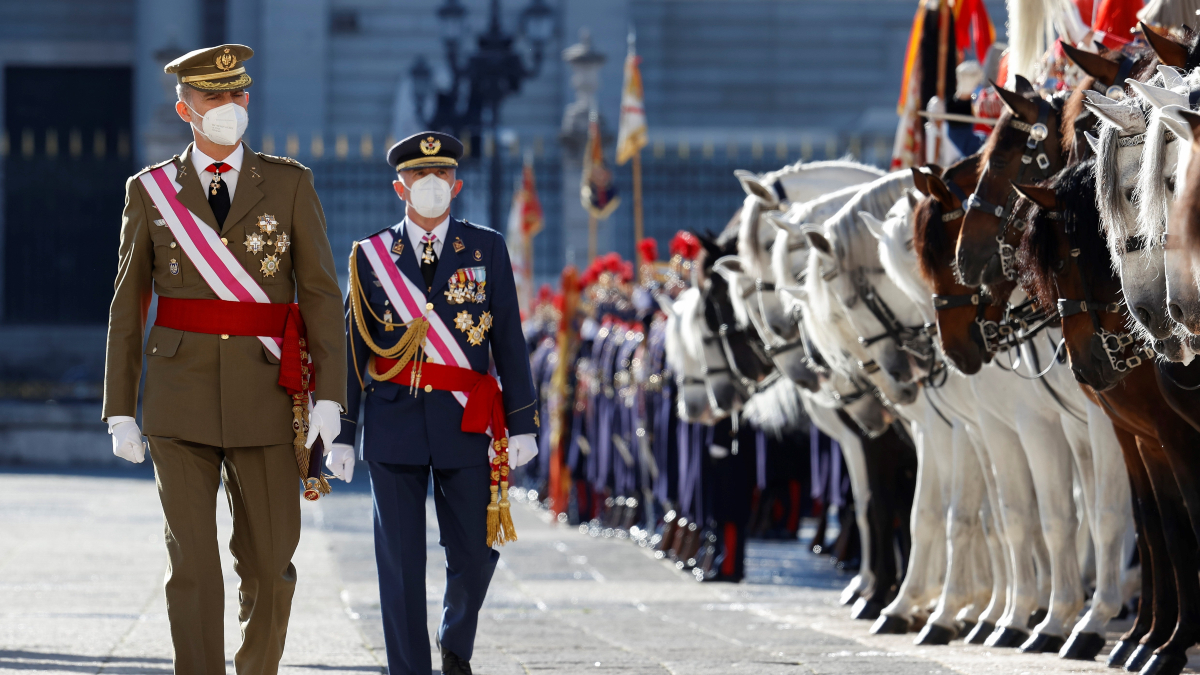 La Pascua Militar se celebra sin referencias al rey Juan Carlos I, con su futuro en el aire