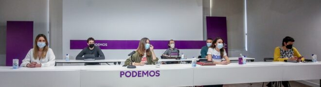Vista general del Consejo Ciudadano Estatal de Podemos en la sede del partido el pasado 17 de diciembre.
