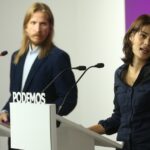 Los portavoces de Podemos Isa Serra y Pablo Fernández, en una imagen de archivo.