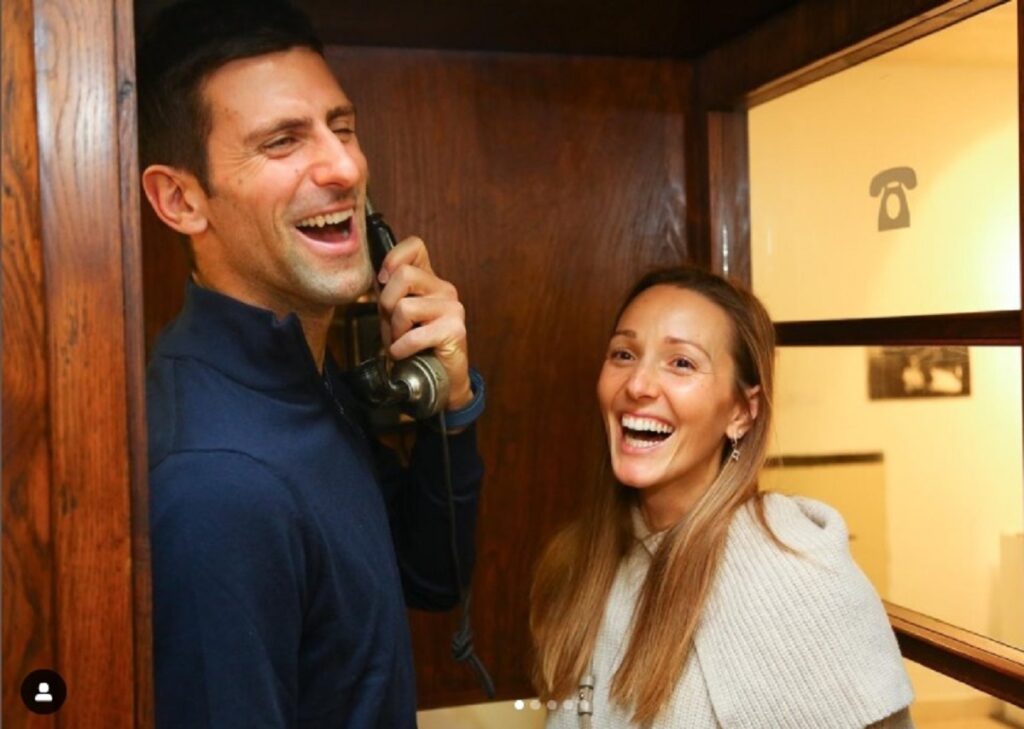 Novak y Jelena Djokovic