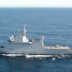 El Buque de Acción Marítima Meteoro, de la Armada, el enviado al mar negro en plena crisis entre Ucrania y Rusia