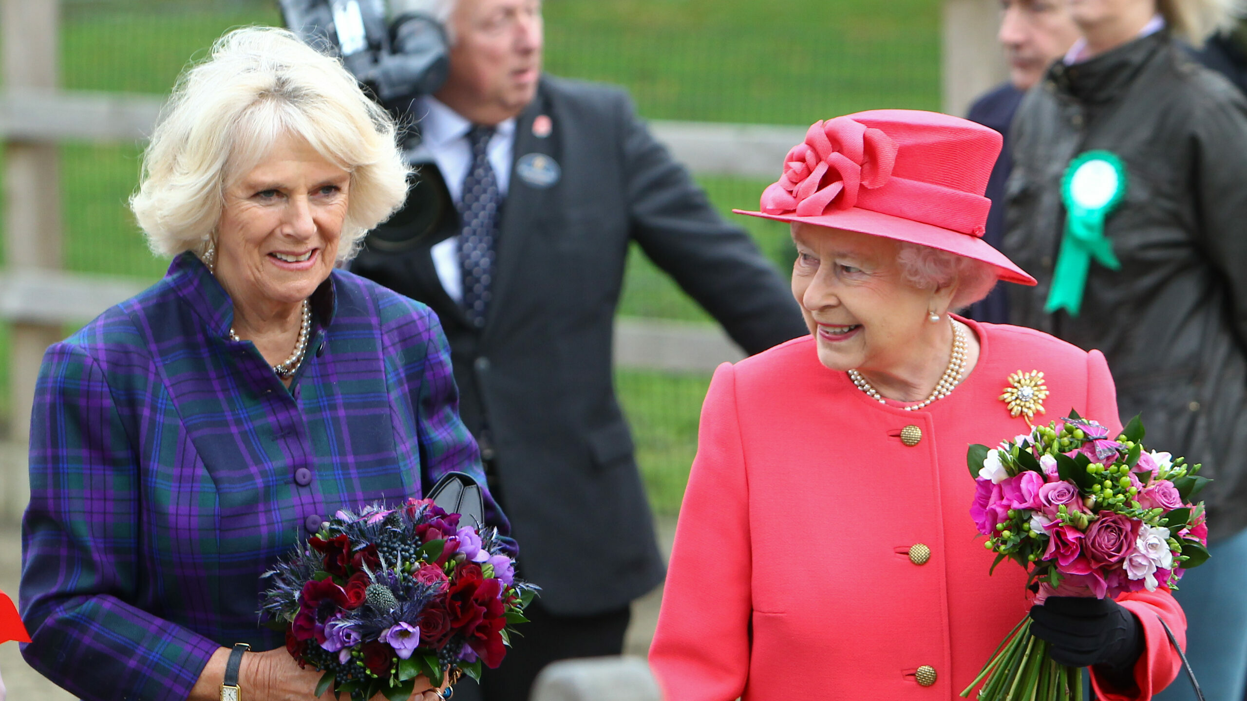 Camilla Parker y la reina Isabel II