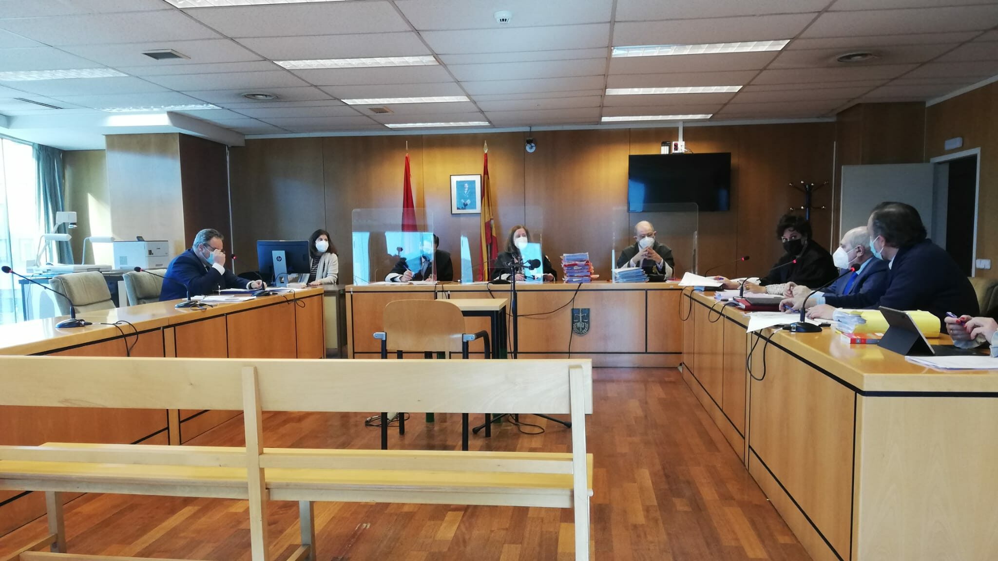 Primera sesión del juicio al pederasta en serie de Colmenar de Oreja en la Audiencia Provincial