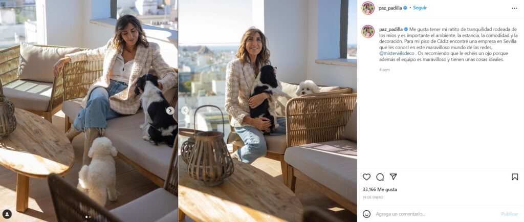 Paz Padilla enseña su nueva casa de Cádiz
