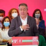 El líder del PSOE andaluz, Juan Espadas, este jueves en Málaga. FOTO/ PSOE-A