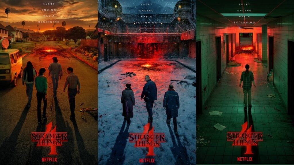 Nuevos carteles de la temporada final de Stranger Things. Netflix