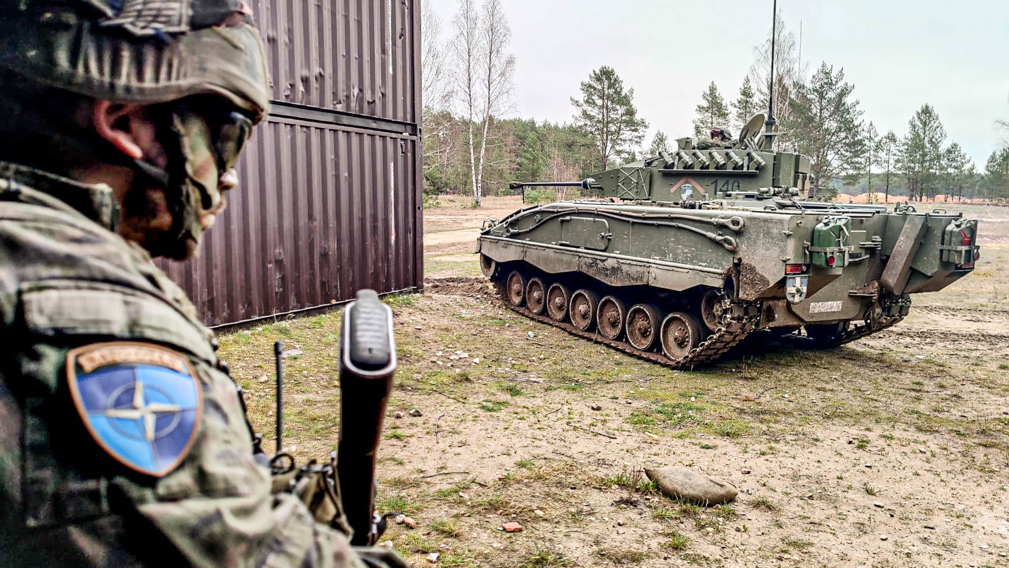 Militares españoles en Letonia, en la misión de disuasión ante Rusia