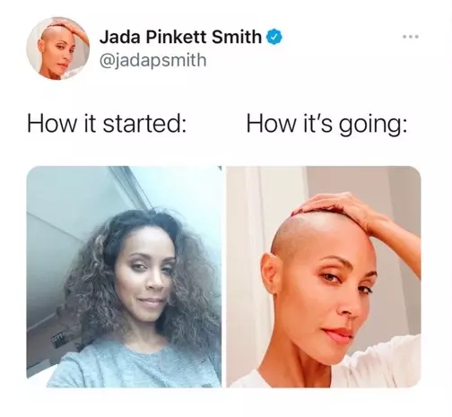 El antes y el después de Jada Pinkett Smith