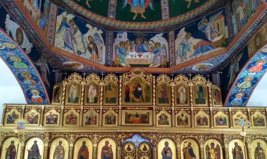 Interior de la iglesia ortodoxa de Altea